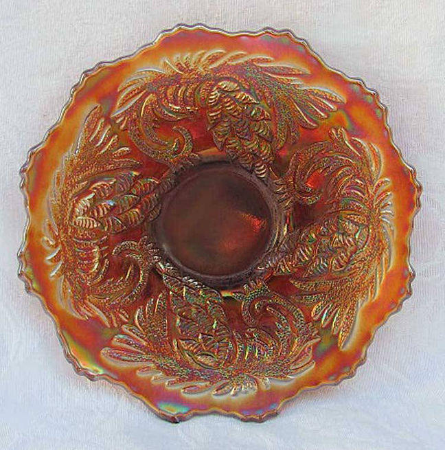 Pinecone 6 1/2" plate in amethyst