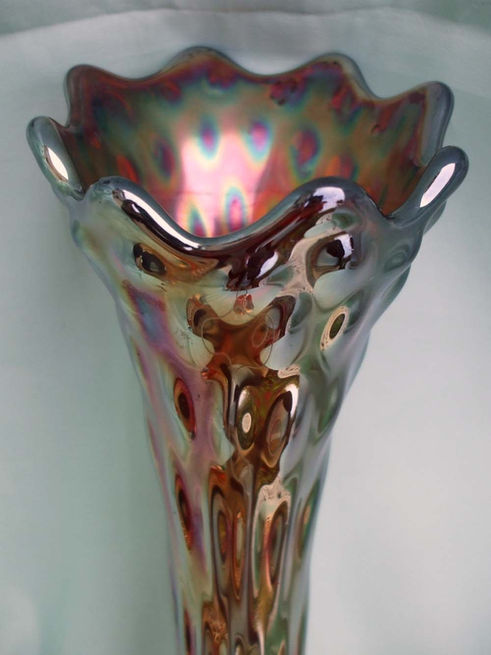 Rustic vase in amethyst
