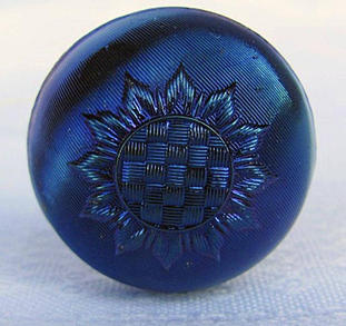 Basketflower (or Sunflower Basket) button made into a hatpin