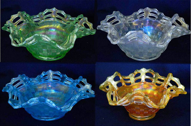 Open Edge Basket, ruffled shape