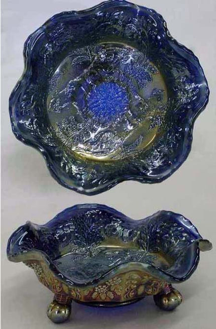 Panther sauce ftd bowl in blue, silvery
