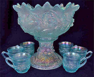 Acorn Burrs 8pc. punch set, ice blue