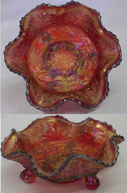 Panther sauce ftd bowl in red