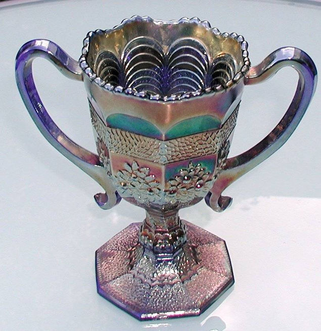 Orange Tree loving cup, blue