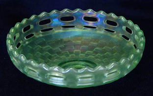Open Edge basket, IC shape, ice green