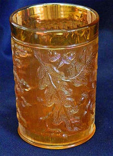 White Oak Tumbler, Marigold, Manufacturer?