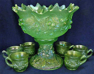 Acorn Burrs 8pc. punch set, ice green