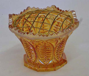 African Shield 3" violet holder, marigold