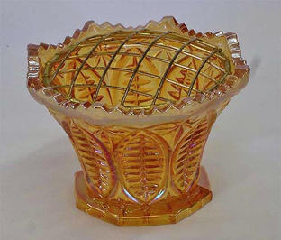 African Shield 3" violet holder, marigold