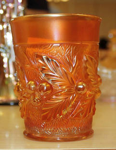 Acorn Burrs tumbler, marigold