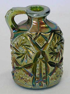 Buzz Saw small size cruet, green, by Cambridge USA
