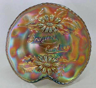 FENTON, Brazier's Candies handgrip plate - amethyst