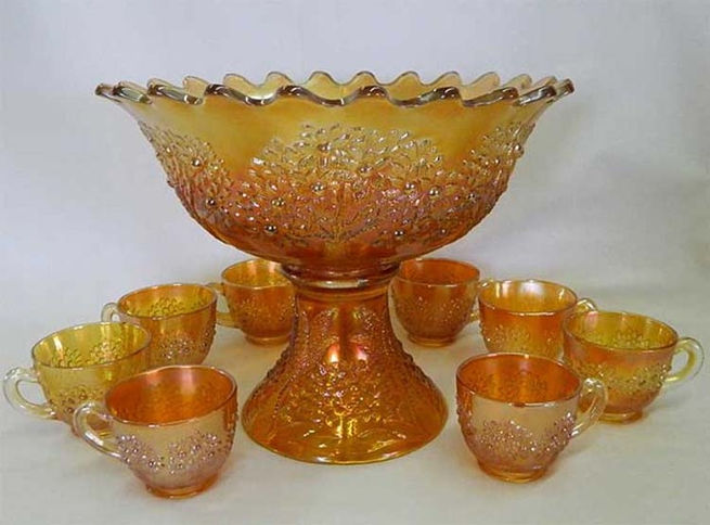 Orange Tree 10 pc. round punch set - marigold