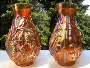 Fir Cone vase (front and side view)