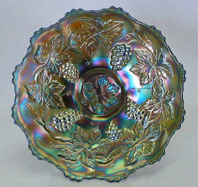 Vintage 7" plate blue