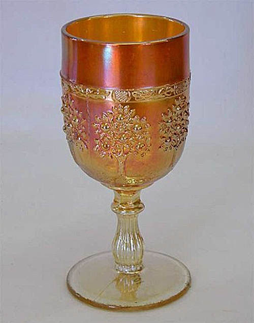 Orange Tree wine glass, marigold
