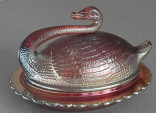 Covered Swan, amethyst
