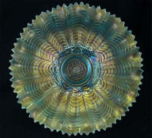 Nippon PCE bowl with ribbed back - ice blue