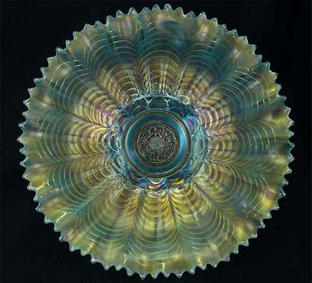 Nippon PCE bowl with ribbed back - ice blue