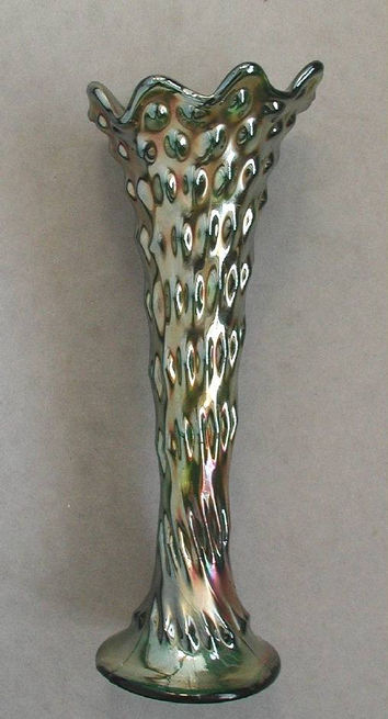 Rustic Vase in green