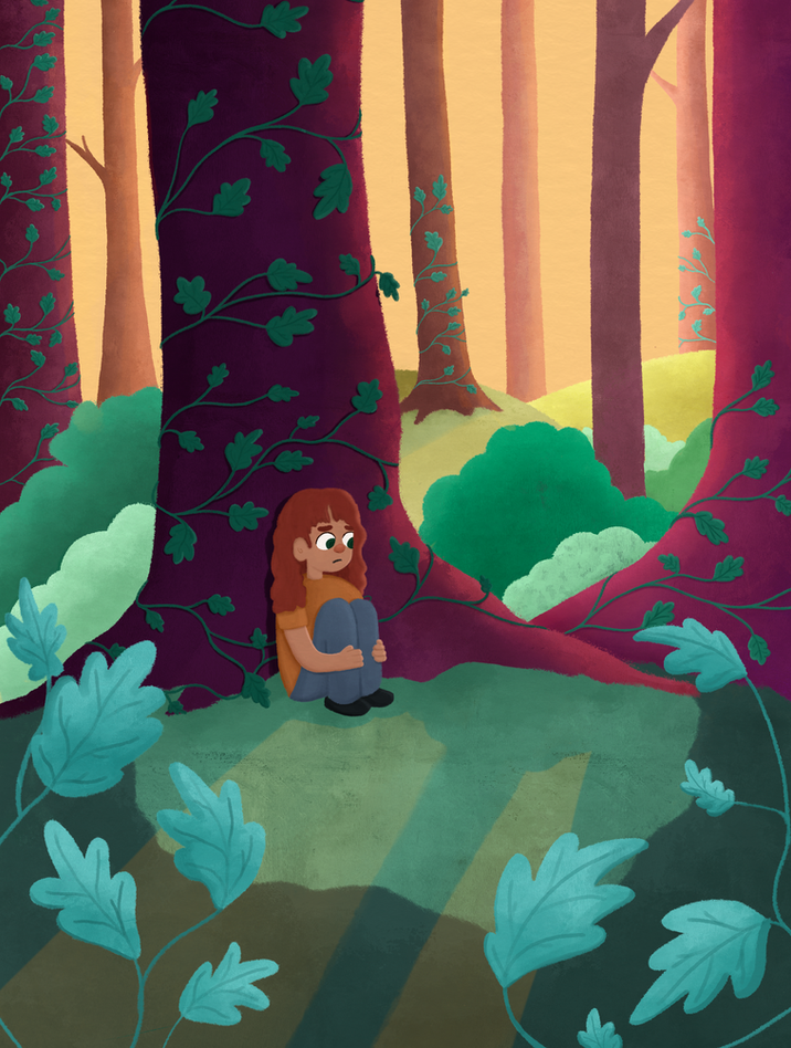 forest children illustration