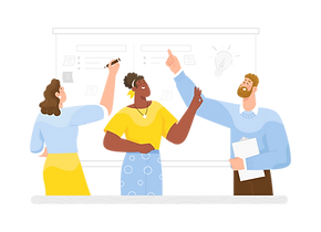 DrawKit Vector Illustration Team Work (19).png