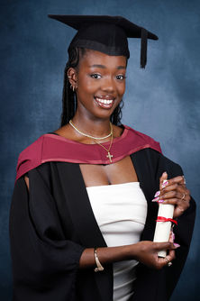 Graduation studio photography