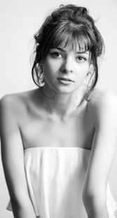 Model portfolio in studio