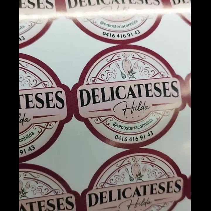 Miniatura: Sticker Etiquetas con Precorte en Vinil por Mtr2 Alta Resistencia y Durabilidad
