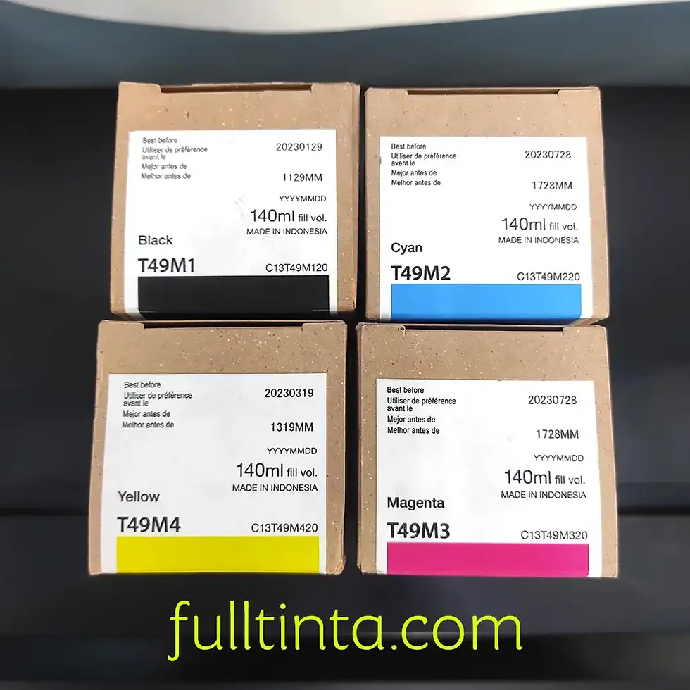 Miniatura: Vista arriba combos botella de reemplazo tintas EPSON t49 (CMYK)
