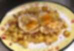 Frische Bratkartoffeln mit Spiegelei