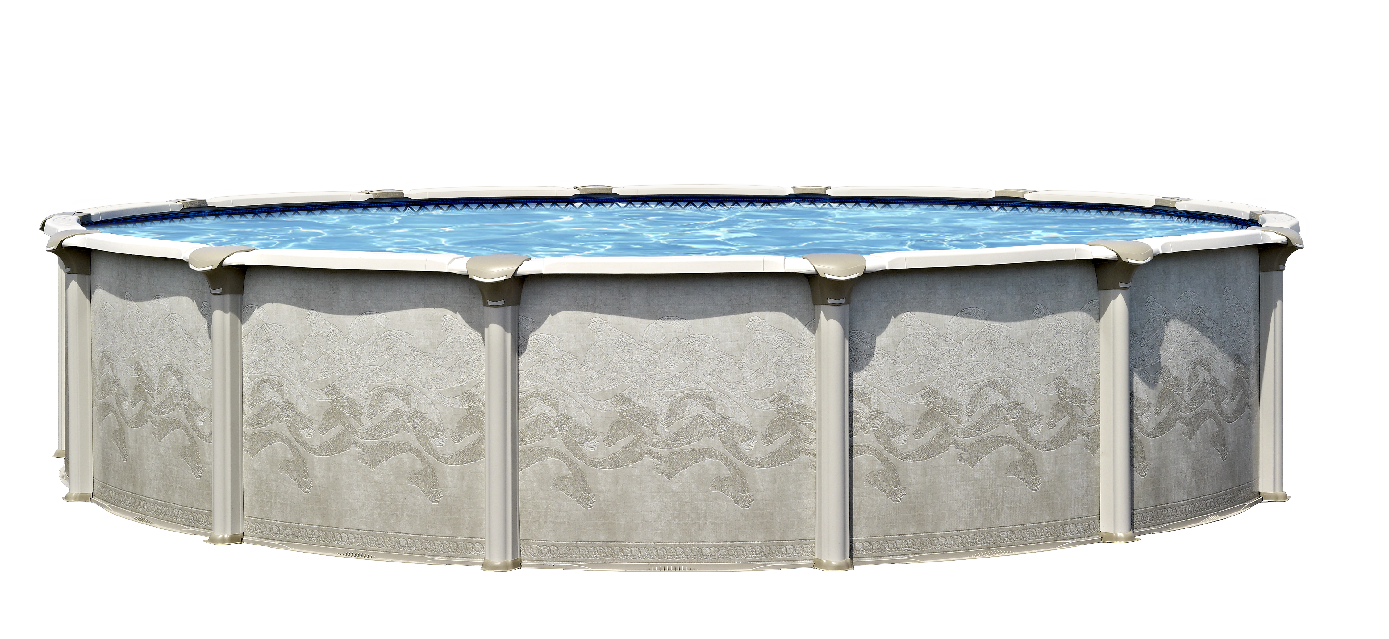 transparent above ground pool