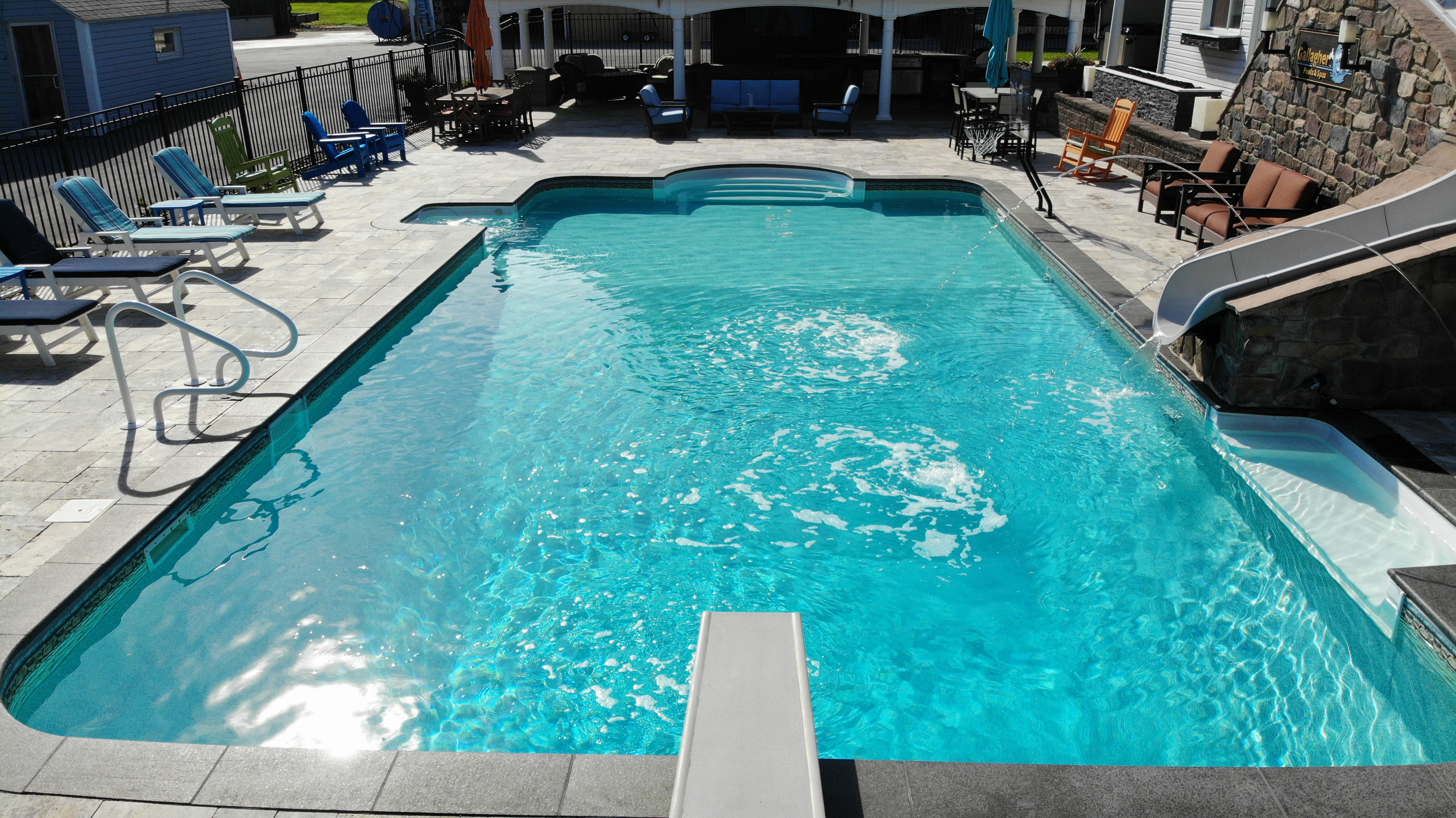 Gallagher Pools And Spas Inground Gallagher Inground Display Pool