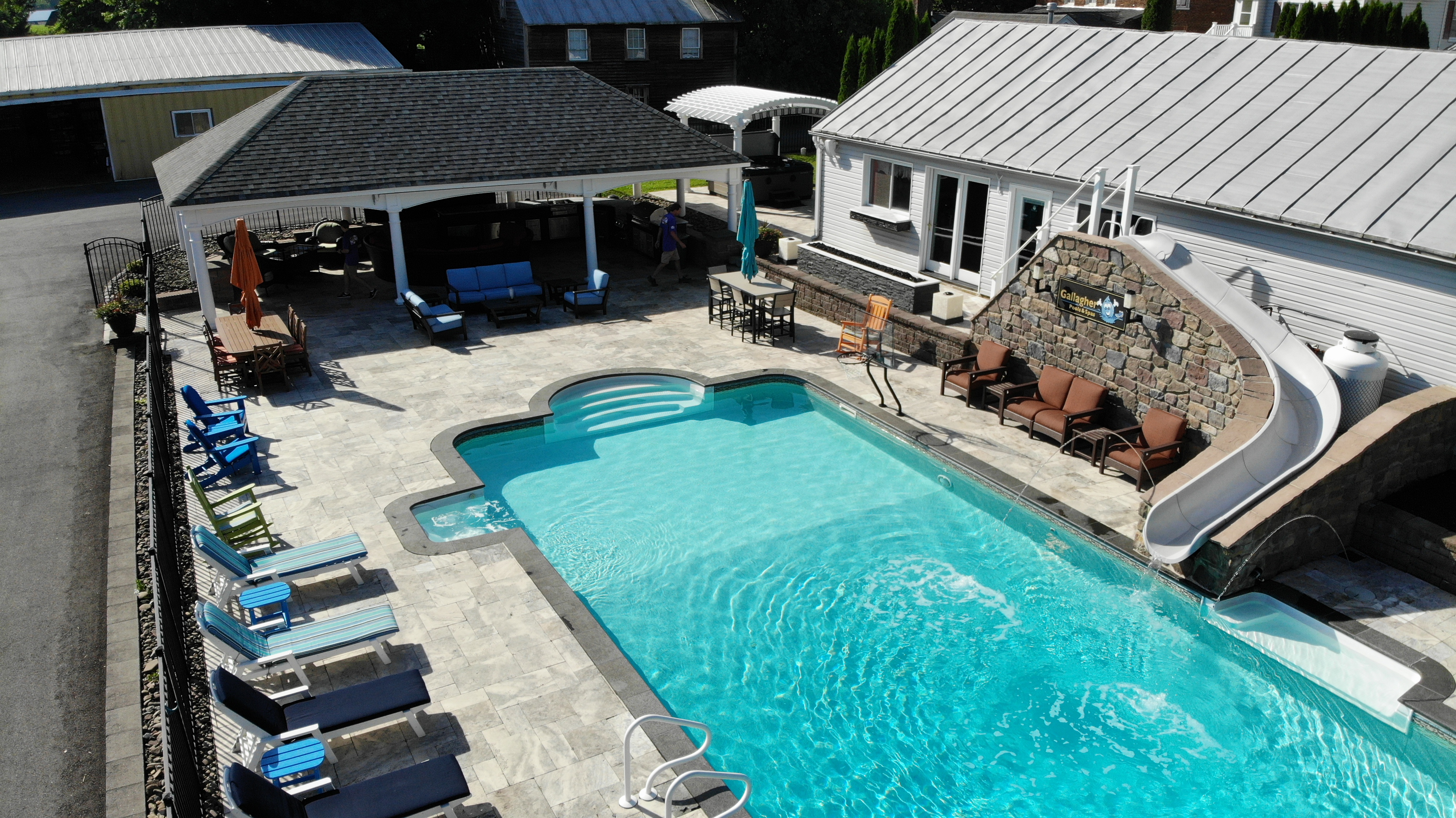 Gallagher Pools And Spas Inground Gallagher Inground Display Pool