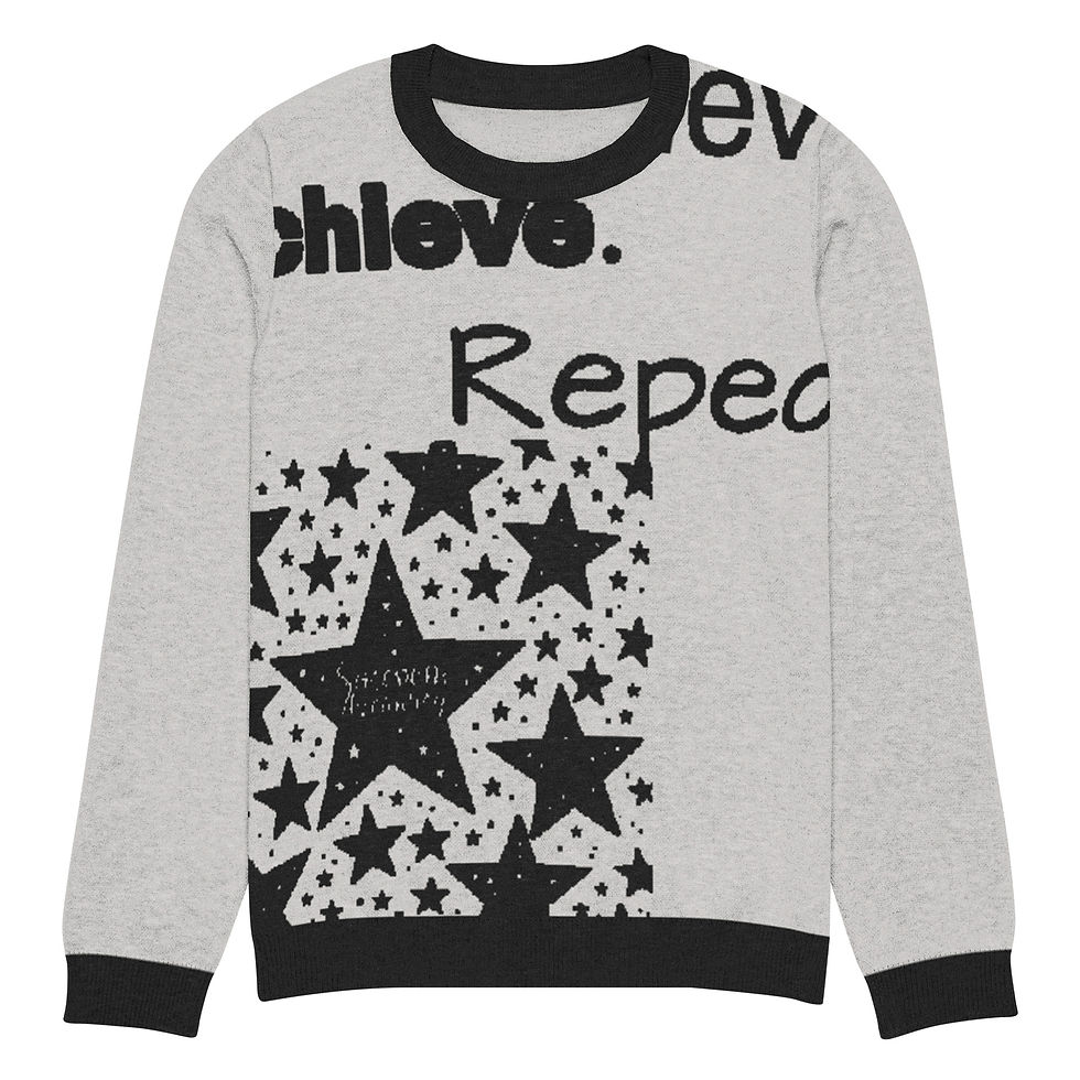 Miniatura: Knitted crew neck sweater