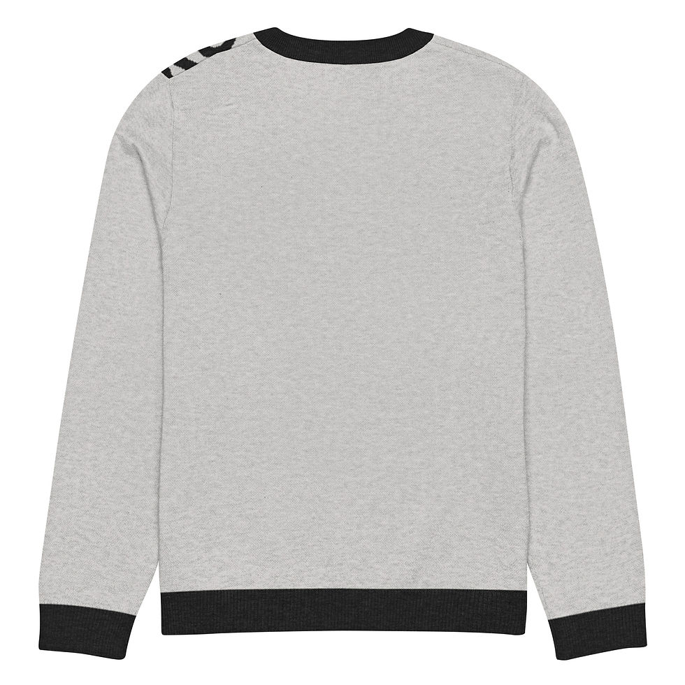 Miniatura: Knitted crew neck sweater