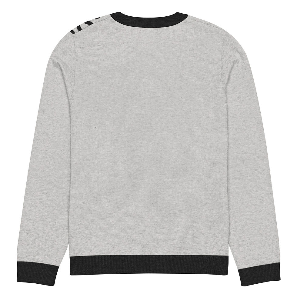 Miniatura: Knitted crew neck sweater