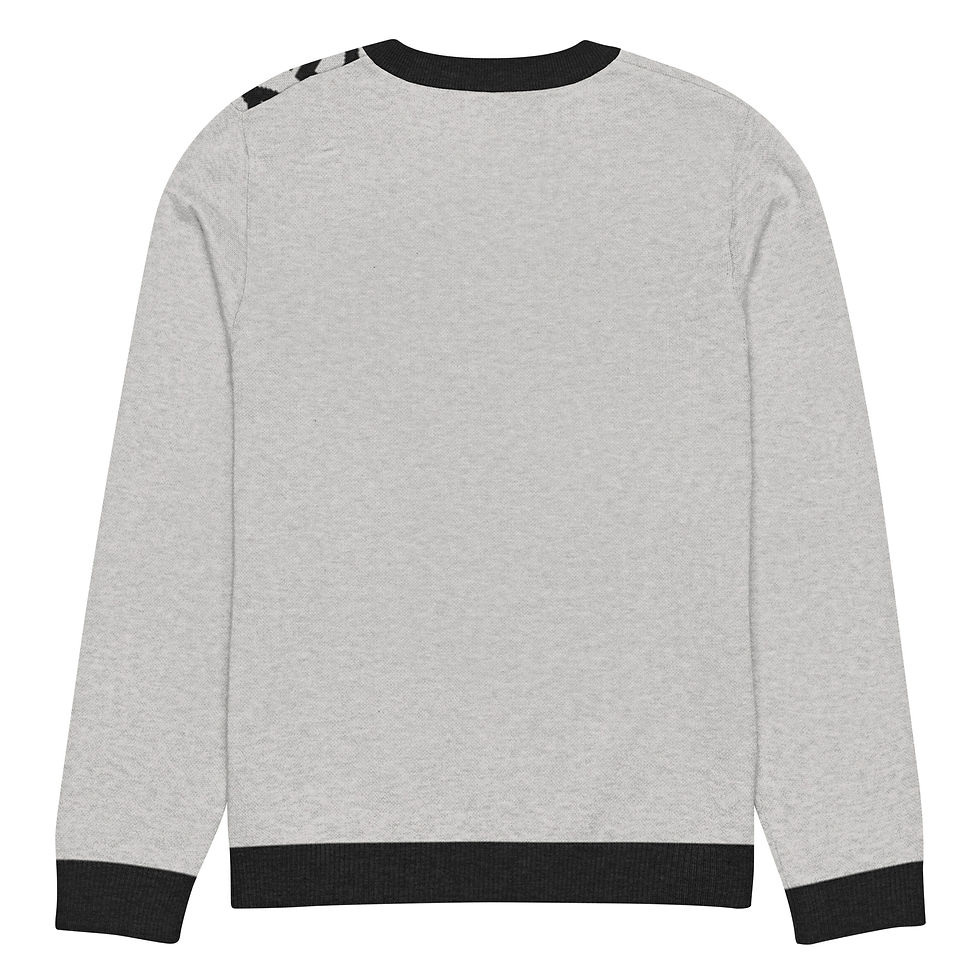 Miniatura: Knitted crew neck sweater