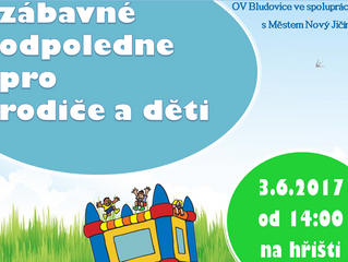 Zábavné odpoledne pro rodiče a děti (3.6.2017 od 14:00 na hřišti)