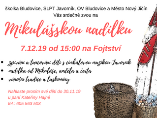 Ohlédnutí za Mikulášskou nadílkou pro děti (7. 12. 2019 na Fojtství)