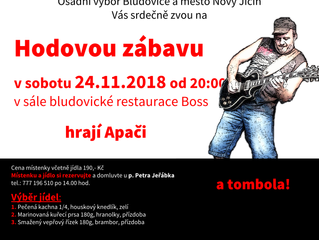 Hodová zábava 24.11. od 20:00