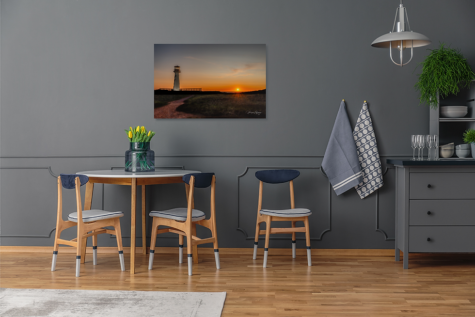 Miniature : un coucher de soleil aux Iles de la Madeleine apportera une douceur à votre décor