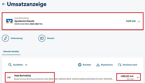 14.06.2026_Begleichung Rechnung Paletten Mai 2026