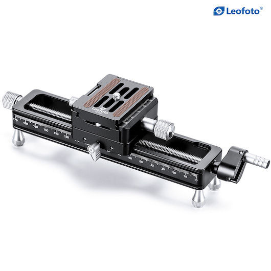 Leofoto MP-180S slitta micrometrica con piedi