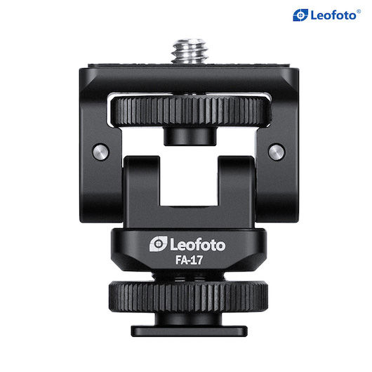 Leofoto FA-17 Testa Tilt Hot Shoe