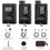 Miniatura: Litufoto Kit Microfono Wireless VM9 3,5mm 2TX
