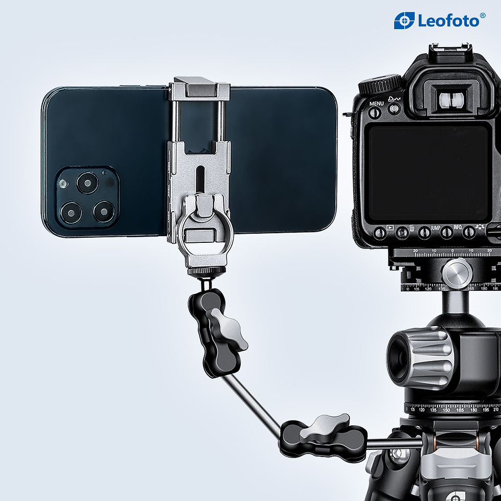 Miniatura: Leofoto PC-60 Ring Holder multifunzione per cellulare silver