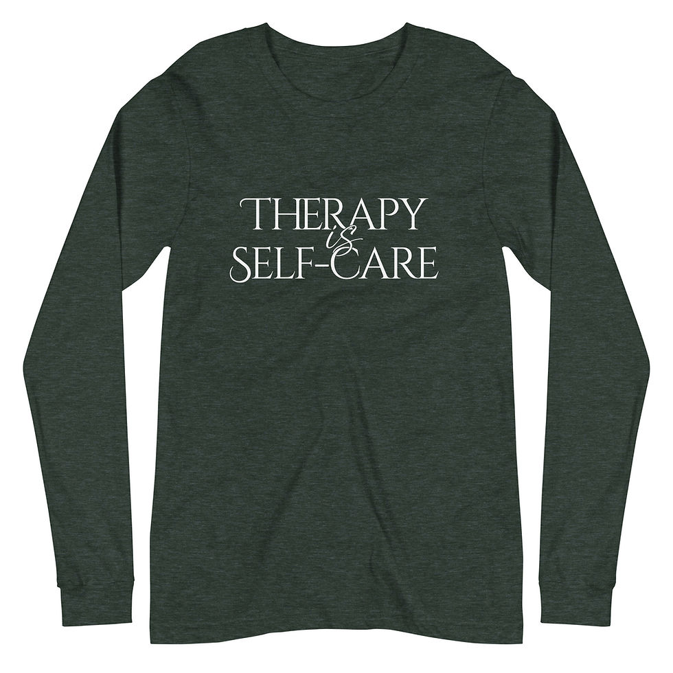 Thumbnail: THERAPY IS SELF-CARE Long Sleeve Tee