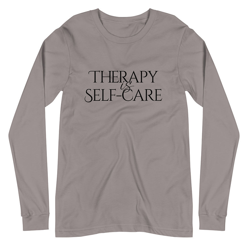 Thumbnail: THERAPY IS SELF-CARE Long Sleeve Tee