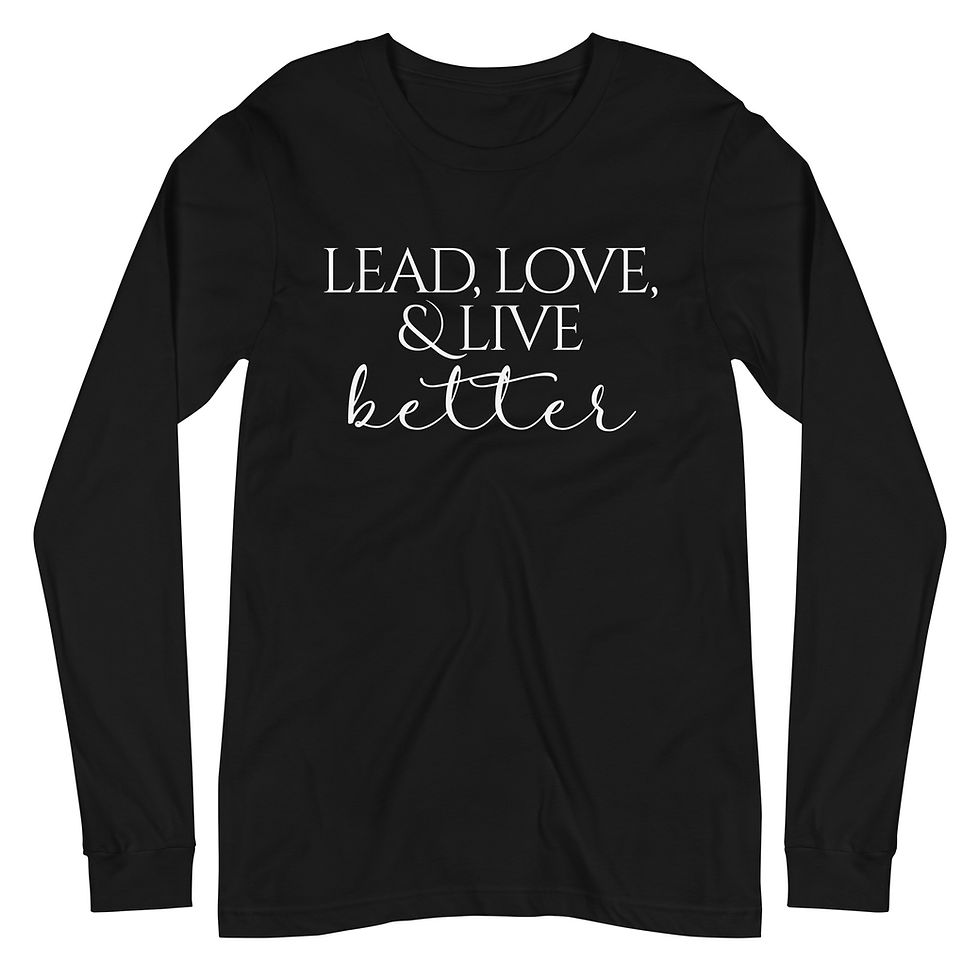 Thumbnail: LEAD, LOVE, LIVE Long Sleeve Tee